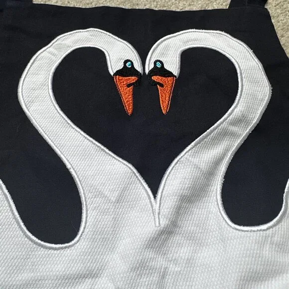 Vivetta Alberta Swans Stretch Cotton Jumpsuit – Size 38 - Picture 4 of 12